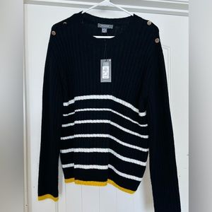 Navy blue sweater/cardigan